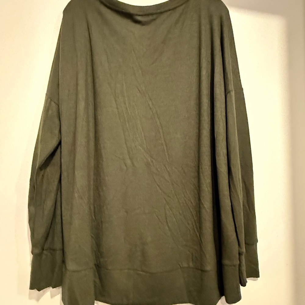 Daily Ritual Slouchy V Neck Sweater Size XL - Picture 3 of 5